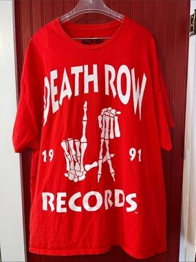 Death Row Records Graphic Tee - Red